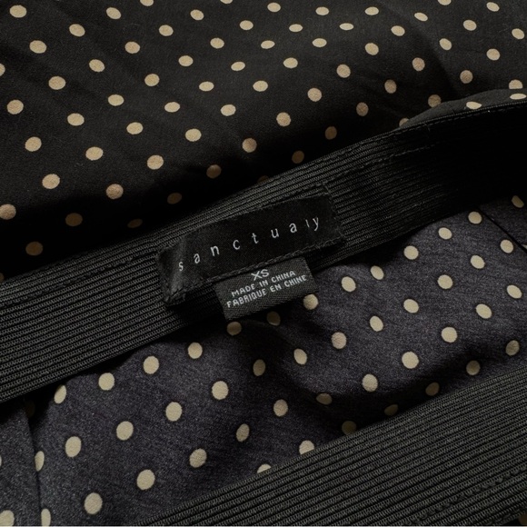 Sanctuary Bias Pull-On Polka Dot Midi Skirt - Picture 4 of 5